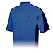 Monterey Club Mens Dry Swing Pique Two Tone Short Sleeve Mock Shirt #1135