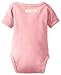 L'ovedbaby baby girls Unisex Organic Short-sleeve Kimono infant and toddler bodysuits, Coral, Newborn US