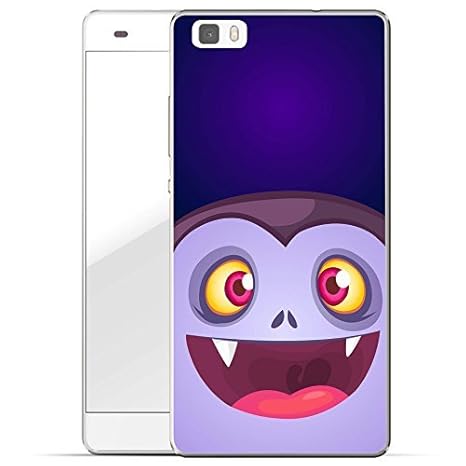 Finoo Huawei P8 Lite Hard Case Handy-Hülle Halloween Motiv | dünne stoßfeste Schutz-Cover Tasche mit lizensiertem Muster | Pr