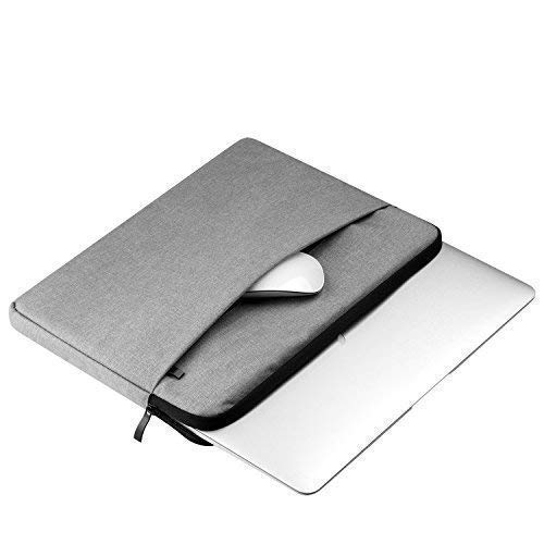 CCPK 15 Inch Laptop Sleeve Compatible for 2012 MacBook Pro 15.4" A1286 15.6 Inch Hp Elitebook 850 g5 Lenovo Ideapad 110 320 330 Dell Inspiron 5000 Carrying Case Protective Bag with Pocket Grey - Thumbnail 2