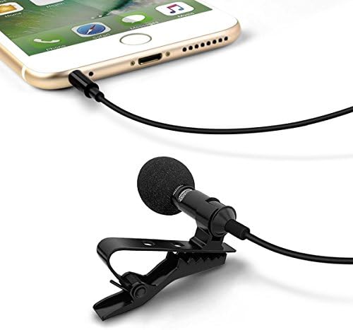 Professional Lavalier Omni-directional Condenser microphone for Iphone, Ipad, Ipod touch, Samsung and Windows smart phones. Great for Youtube videos, interviews, traveling,facebook live, vlogs ect.