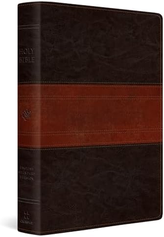 ESV Large Print Compact Bible, Red Letter (Buffalo Leather, Deep