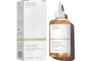 LONNIY Glycolic Acid 7% Exfoliating Toner 8.44 fl Oz, Glycolic Acid Toning Solution for Diminished Dullness & Fine Lines, Reduces Skin Blemishes, Rejuvenate Your Skin (240 ML)