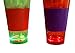 Snackeez 2-In-1 Snack & Drink Cup Light-Up LED 2-Pack (Green/Orange & Orange/Purple)