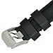 Luminox 3050, 3080, 3150 Strap Replacement Watch Band Black Silicone 23mm