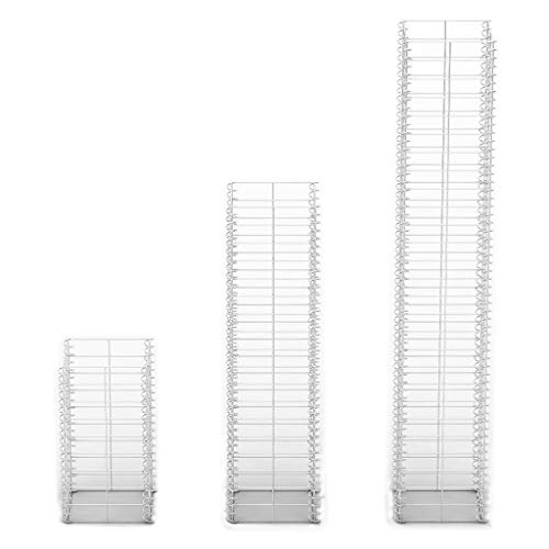 Tidyard Gabionen-Set 3-TLG/Steingabione/Steinkorb, aus Verzinktem Stahl, 25 x 25 x 50/100/150 cm(L x B x H) (3 Stück) – Bild 4