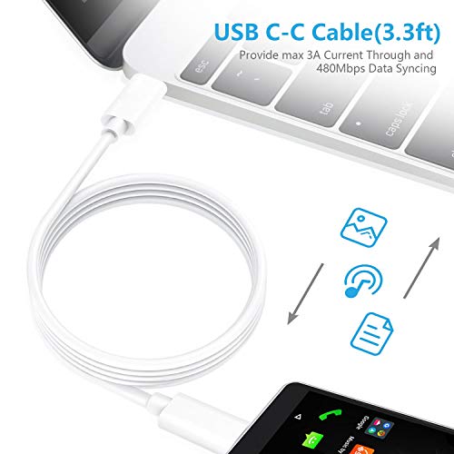 61W USB C Power Adapter, UL Certified USB Type C Wall Charger with Power Delivery Fast Charging USBC Brick for MacBook Pro 13”, MacBook Air, iPad Pro 2018, iPhone XS/Max/XR/X/8/8+ and More