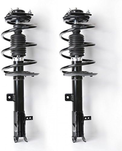 Viksee 2pcs For 07-12 Dodge Caliber & 07-14 Jeep Compass & 07-14 Jeep Patriot Front Complete Assembly Suspension Shock Absorber Struts & Coil Spring Kit