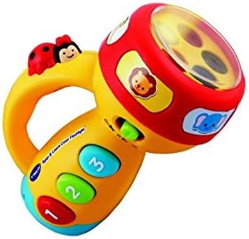 VTech Early Education Toy Spin and Learn Color Flashlight Music Toy for Kids