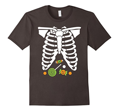 Skeleton Rib Cage Full of Halloween Candy Shirt Cute Costume