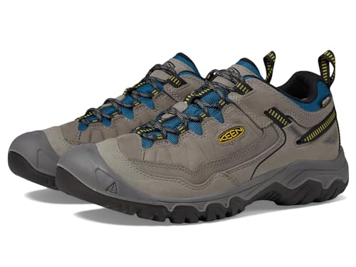 KEEN Herren Targhee 4 Vent Durable Breathable Wanderschuhe, Stahlgrau/antikes Moos, 5