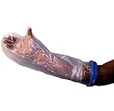 Adult Waterproof Cast Cover, Water Tight Cover That Protects Casts and Bandages from Getting Wet When Taking A Shower, Protection When Swimming, Premium & Lightweight PVC, Easily Reusable (Blue)