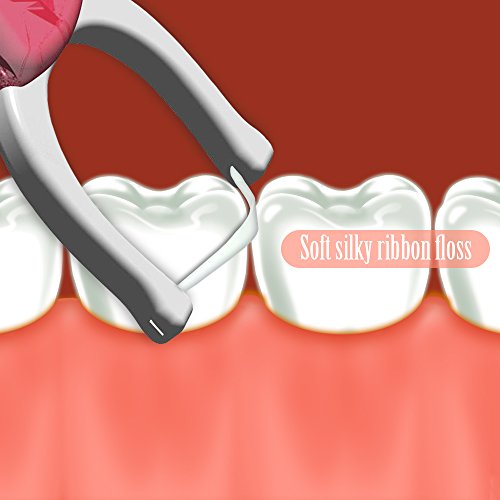 T.Smile 3rd Generation Dental Flosser 1 Handle + 50 Soft Silky Ribbon