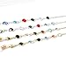 Eyeglass Chains Sunglasses Neck Strap Cord Beaded Reading Glasses Chain Holder Lanyards Eyewear Retainer for Women (Gold)