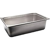 Winco Anti-Jamming Steam Pan, 1/3 by 6-Inch, 24-Gauge