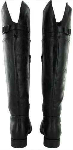 womens black riding boots size 10