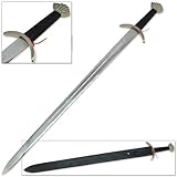 Viking One Handed Long Sword Replica - Full Tang Stainless Steel Ulfberht Style