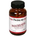 Twinlabs Pancreatin, 50 Capsules (Pack of 4)