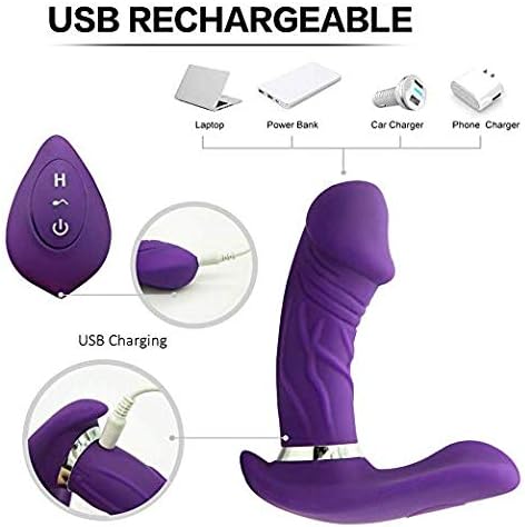 ruixingsi Wearable Butterfly Massaging Toys - Multiple Speed- Wireless Remote Control - Silent Soft Skin-Friendly - Back Neck Shoulder Relaxation