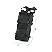EXCELLENT ELITE SPANKER Open Top Single Pistol Mag Pouch Flashlight Holder Magazine for Glock19 M1911 Magazines(Black)