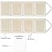 Wallniture Aries 4x6 Picture Frame Collage Wall Decor 8 Opening Photo Collage Set of 2 Natural Finish