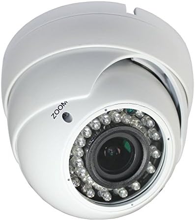 iPower Security SCCAMCVI09 Indoor Outdoor HD-CVI 2.0MP 1080p Dome Security Camera (White)