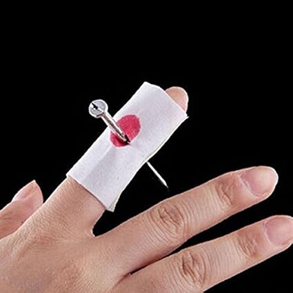 Amazon Com Nail Through Finger Bleed Trick Prank Thumb Bloody Amazon Com Nail Through Finger Bleed Trick Prank Thumb Bloody