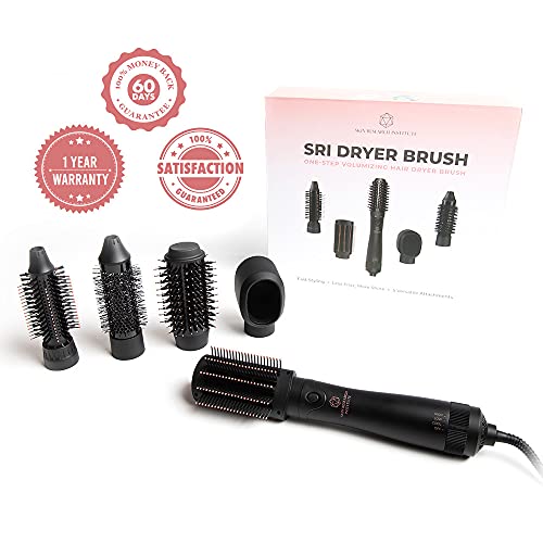 SRI Dryer Brush 1Step Volumizing Dryer Brush, 5 Attachments, 3 Heat