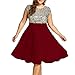 Panfinggin Womens Sequin Dress Plus Size Sexy Party Cocktail Formal Prom Round Neck Summer Sleeveless Dresses, XL-XXXXXL
