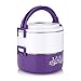2 Layer Lunch Box Tier Stainless Steel Thermal Insulated Stackable Bento Hot Food Container Boxes