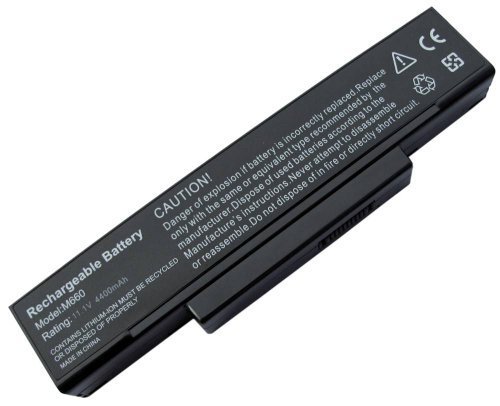 11.1V 4400Mah Laptop Battery For Clevo 6-87-M660S-4P4 6-87-M66NS-4C3 M660BAT-6 M660NBAT-6 M740BAT-6 SQU-601 M660 M740 M745 M760 M765 M770 W760