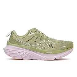 Saucony Women's Guide 18 Sneaker, Hemlock/Bloom, 5