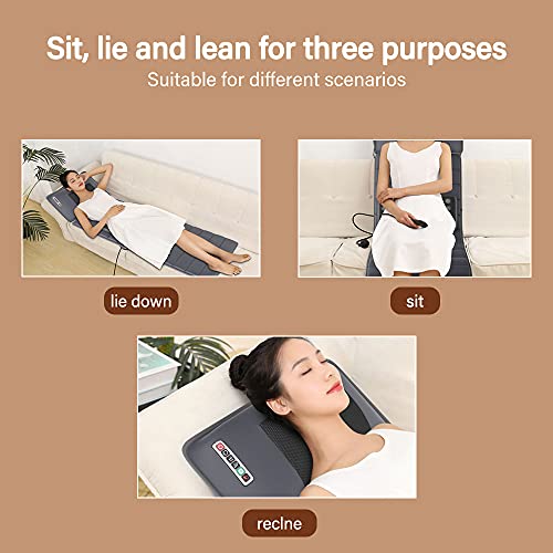 Full Body Electric Massage Mat,with 12 Vibration Motors Pad and 2