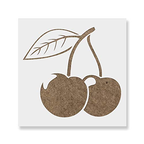 Cherry Stencil Template - Reusable Stencil with Multiple Sizes Available