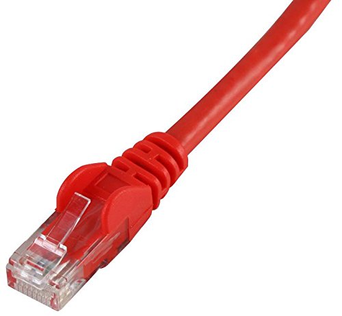 Pro Signal 5m Red Cat6 Snagless UTP Ethernet Patch Lead – RJ45 to RJ45