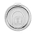 Replacement Lid with Retractable Sip Hole Cover for 20 Oz (Ounce) Insulated Tumblers | Straw Ready (Clear)