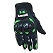 JIN Glove Motorcycle Gloves,Cycling Gloves, Mountain Bike Gloves, Road Cycling Gloves, Cycling Gloves, Half Finger, Anti-Slip, Sports, Work Gloves, Kawasaki, XL (Hunting Gloves)