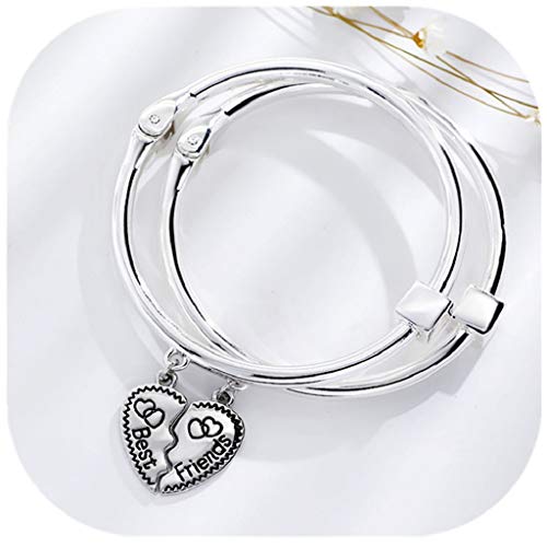 XMNDS Best Friends Bracelets- Not Sisters Blood But Sisters Heart Bracelet- Friend Jewelry Friends AA129 Single-Serve-Brewing-Machines