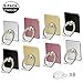 COOLOO Cell Phone Ring Holder Stand, 8 Pack 360 Degree Rotation Phone Grip Finger Ring Compatible iPhone X, 8, 7, 6s, Plus, Samsung Galaxy S6 S7, Note, LG, Google Pixel