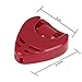 Blueseason Plastic Sticky Portable Guitar Pick Holder Cases Box , 5pcs-red