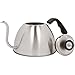 LARGE GOOSENECK POUR OVER COFFEE KETTLE 1.7L - Built-in THERMOMETER - by Barista Brewz- Enjoy delicious coffee like never before