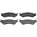 Wagner Brake ThermoQuiet MX702A Semi-Metallic Disc Brake Pad Set
