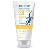 Blue Lizard Australian Sunscreen, Daily Face Moisturizer, Fragrance-Free, 30 SPF – 3 oz.