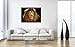 Large Canvas Print Wall Art – RADIANT LION – 40x30 Inch Animal Canvas Picture Stretched On A Wooden Frame – Giclee Canvas Printing – Hanging Wall Deco Picture / e4166