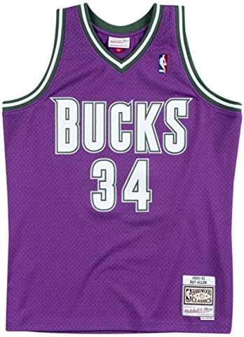 purple and green bucks jersey