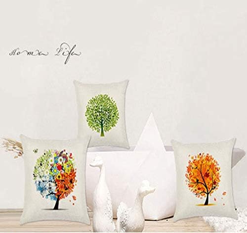 Gspirit Federe Cartone Animato Fiori Modello 4 Pack Cuscini Per Divani Decorativo Cotone Biancheria Cuscino Copricuscini Divano Caso Federa Per Cuscino 45x45 Cm Amazon It Casa E Cucina