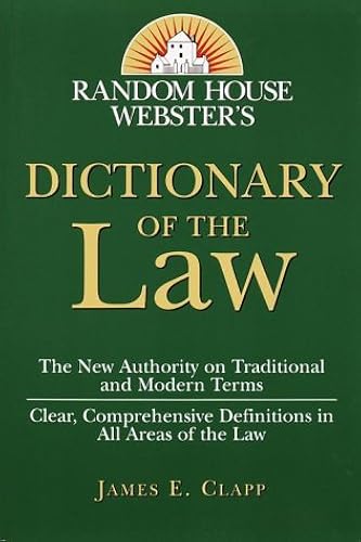 Download Random House Webster's Dictionary of the Law PDF