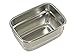 Mighty Hippo Rectangle Stainless Steel Mini Container - 2 Pack Set - Spill and Leak Proof/Perfect for Salad Dressings - Dips - Sauces - Condiments - Baby Food and Snacks/Adult and Kid Friendly