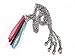 Goliton Dog Leash, Metal Pet Leash with Comfortable PU Leather Handle for Small and Medium Size Dogs 4 FT (Pink)
