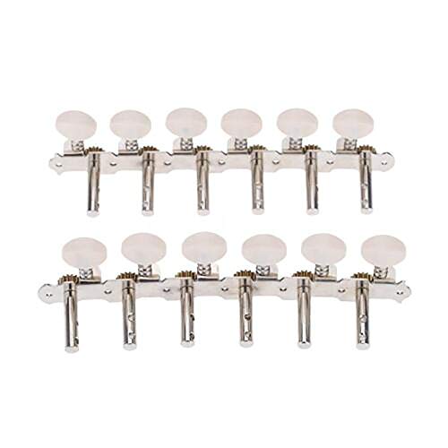 Refaxi 6R6L 12 String Acoustic Guitar Tuning Key Peg Tuner Machine Head Tuner E7J8 - Thumbnail 4